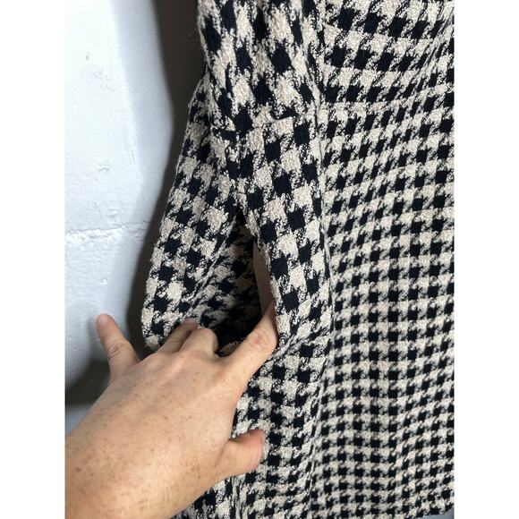 NEW Boutique Brand KORI Houndstooth Mini Dress Size Medium Sleeveless - Picture 5 of 9